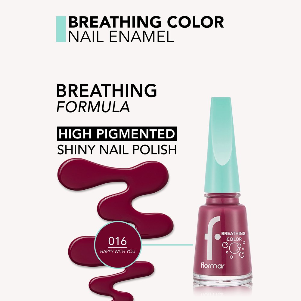 Flormar Breathing Color Nail Enamel – Image 3